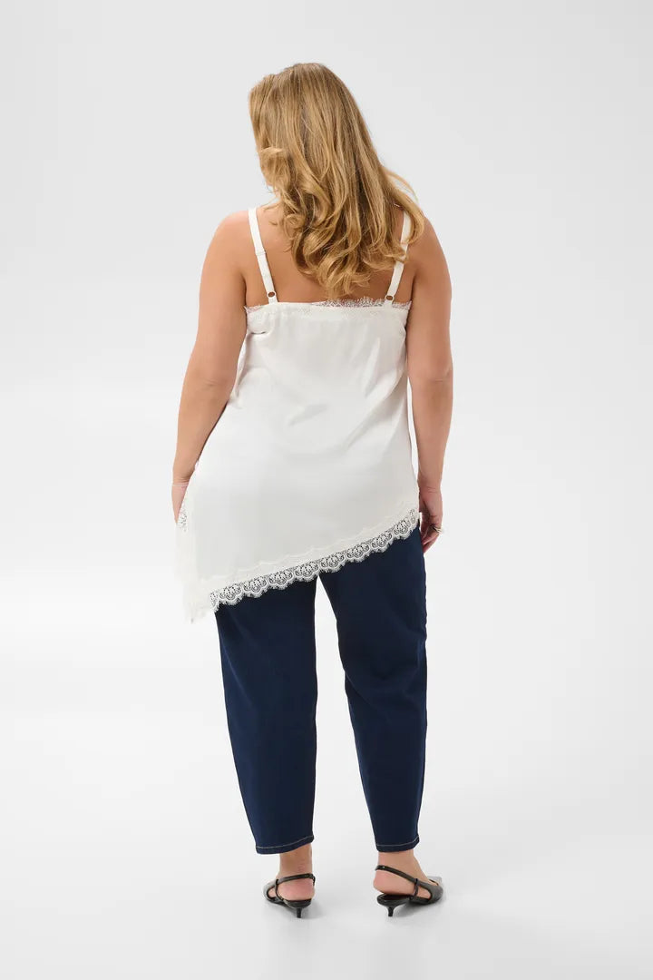 Long-Top mit Spitze asymmetrisch