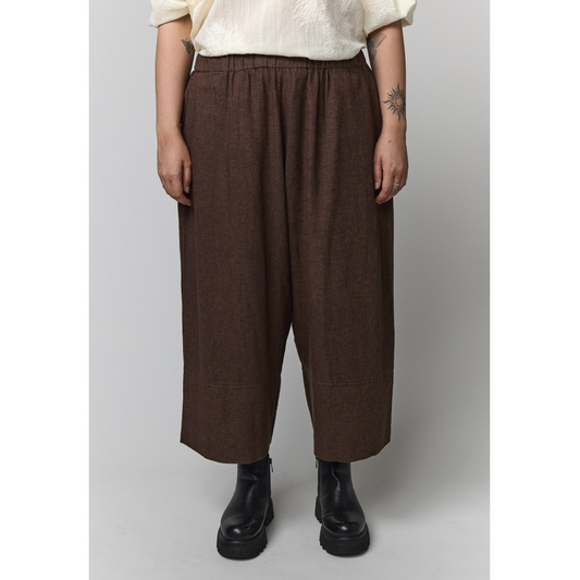 Hose aus Leinen-Mix