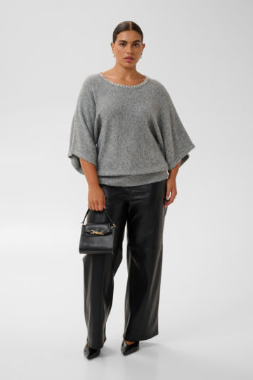 Pulli mit Perlen-Details