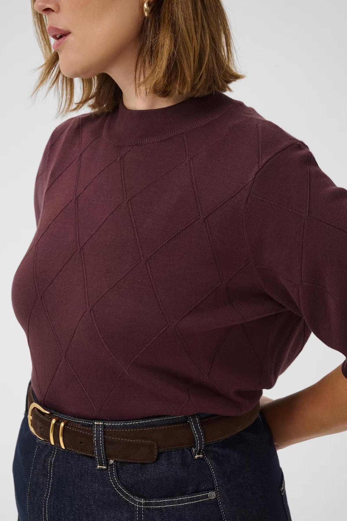 Feinstrickpulli 1/2 Arm