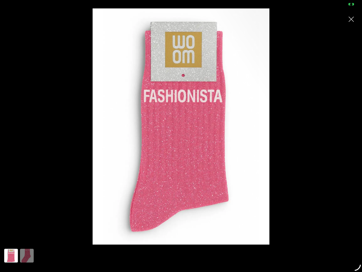 Glitzer-Statement-Socken