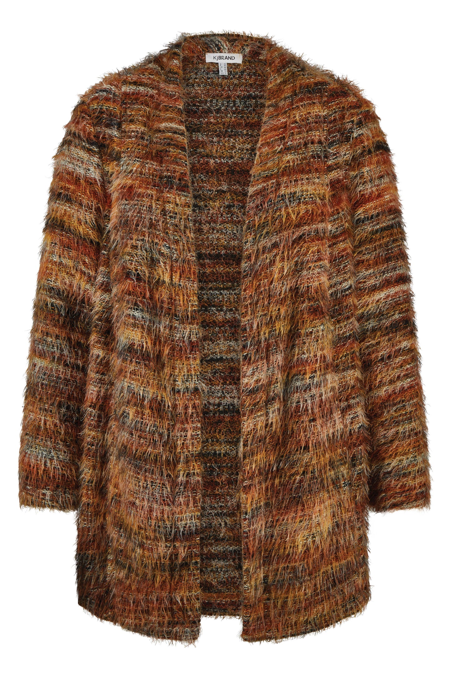 Strickjacke in hairy bouclé