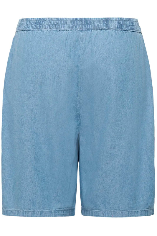Jeans-Short mit Gummizug