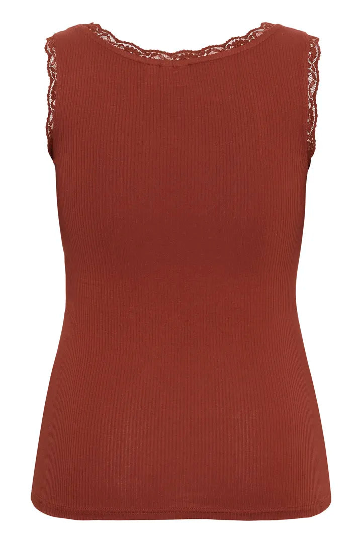 Top mit Spitze