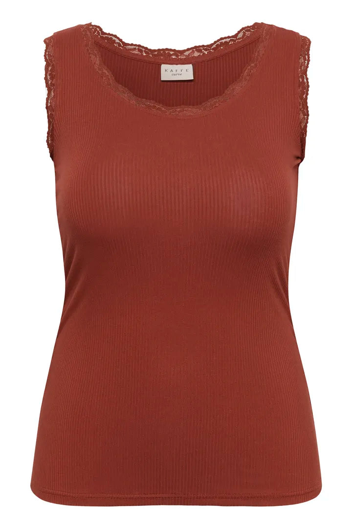 Top mit Spitze