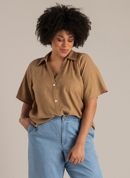 Bluse mit Kragen