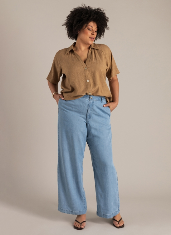 Bluse mit Kragen