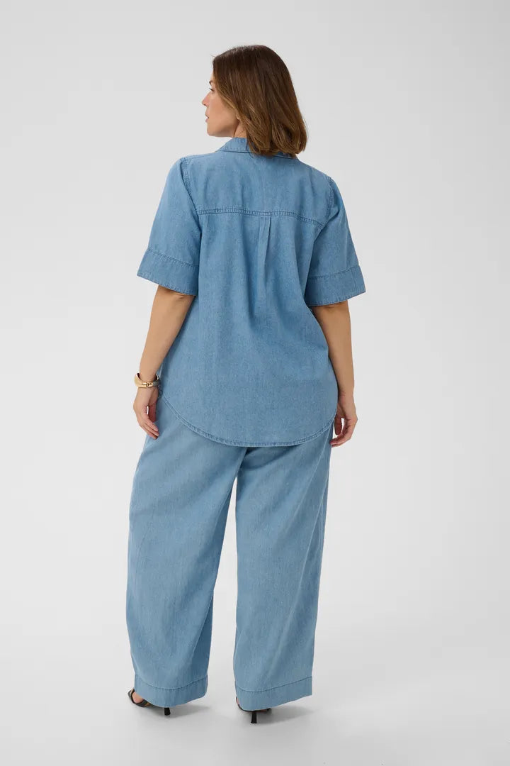 Jeansbluse