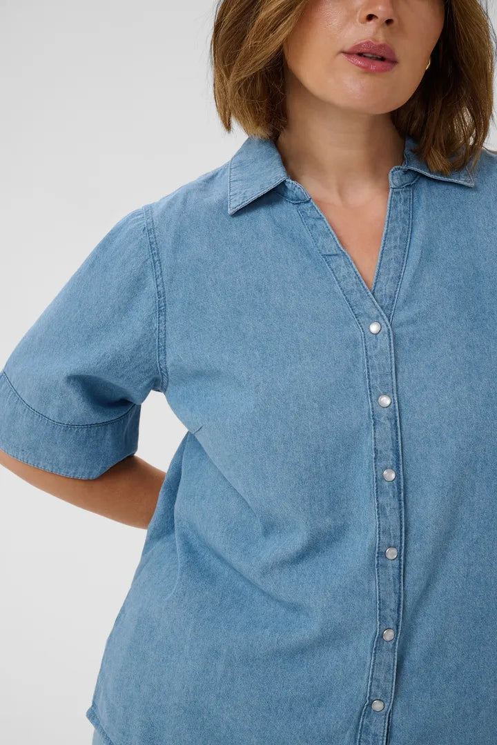 Jeansbluse