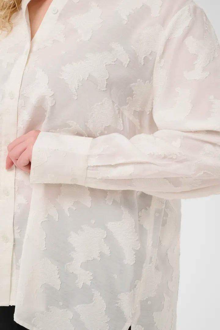 Elegante Bluse mit Muster