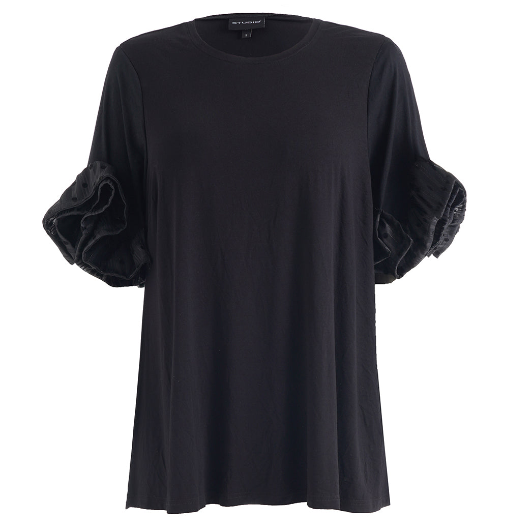 Shirt mit Volantärmel