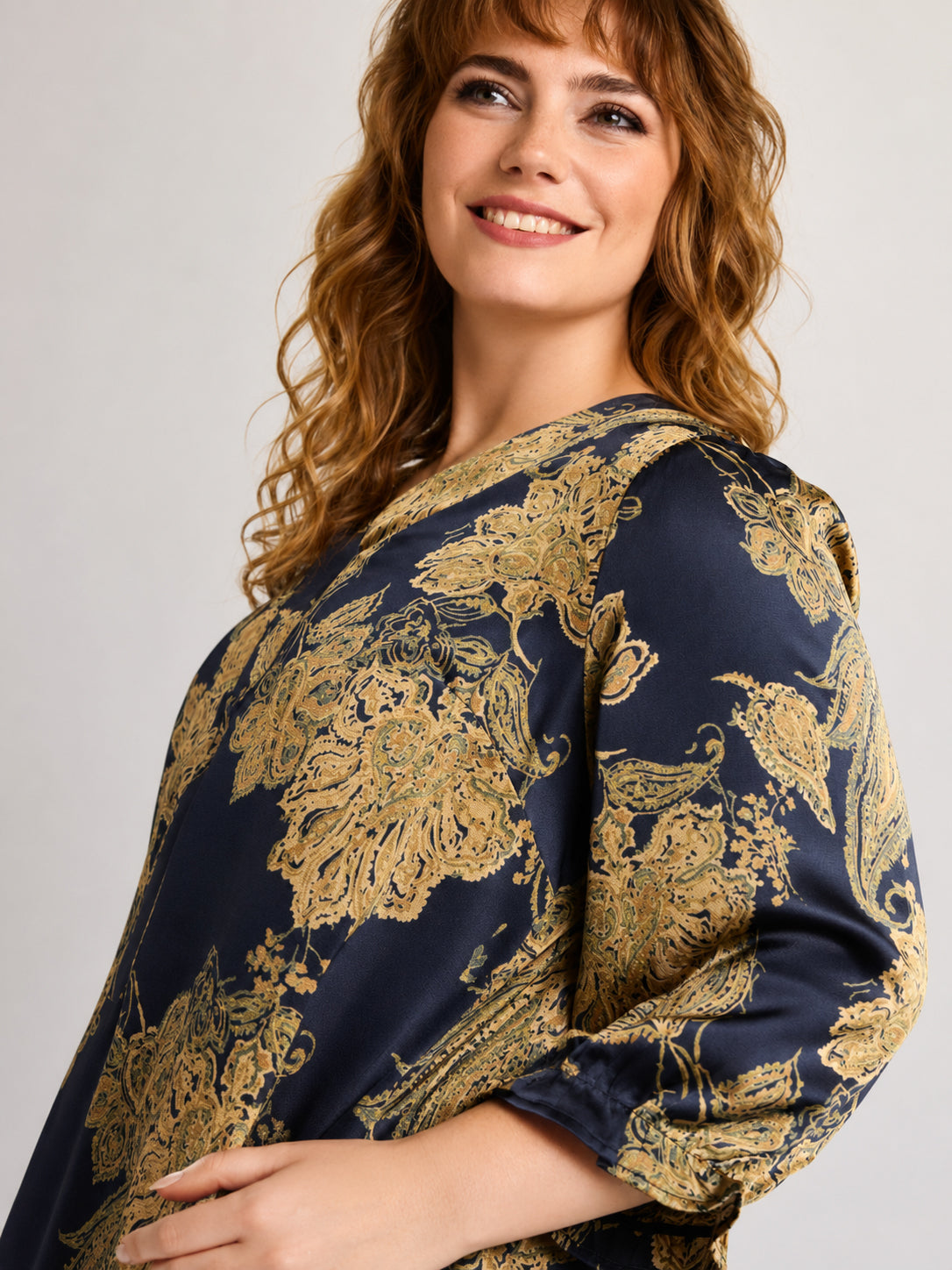 Kleid gemustert