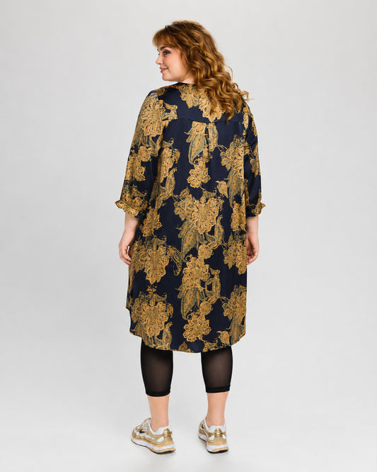 Kleid gemustert