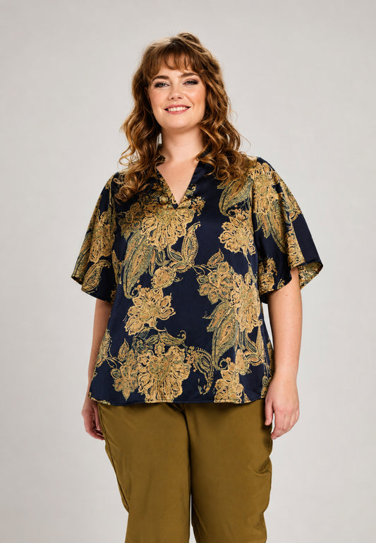Blusenshirt gemustert