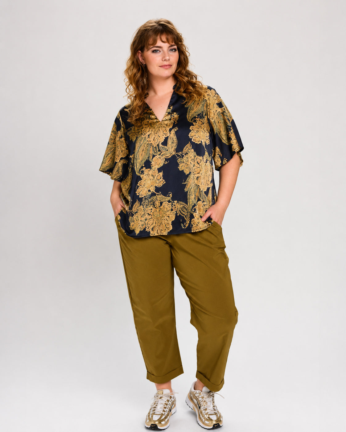 Blusenshirt gemustert