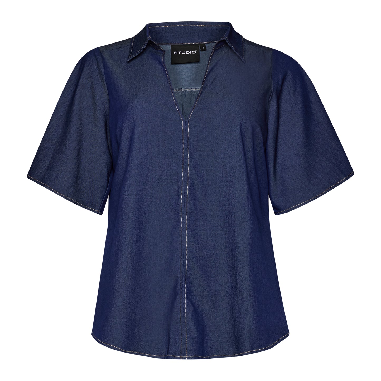 Blusenshirt in Jeansoptik