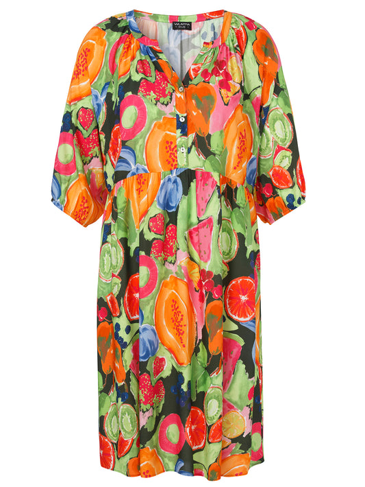 Sommerkleid mit buntem Druck