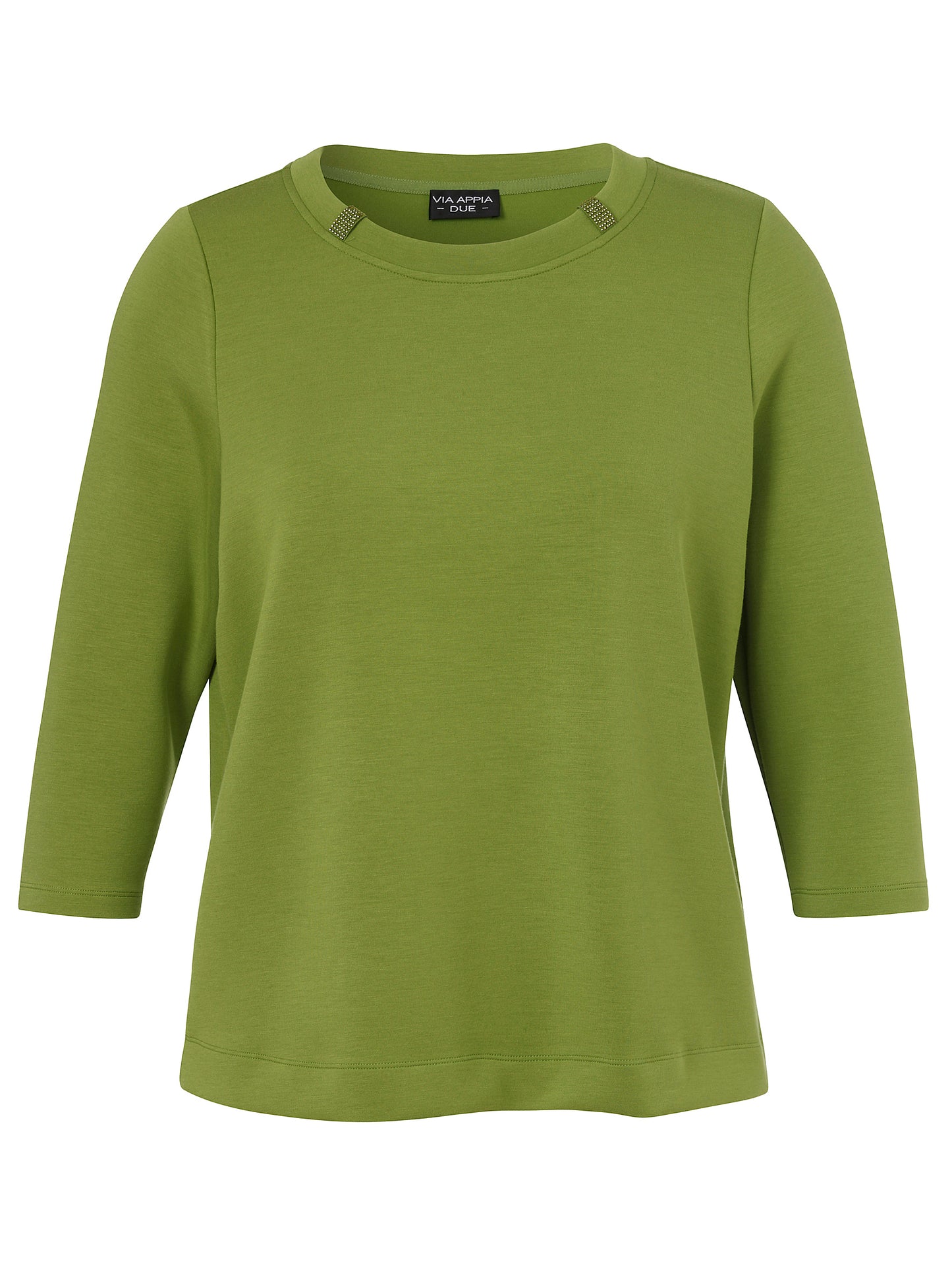 Sweatshirt mit Strass-Detail