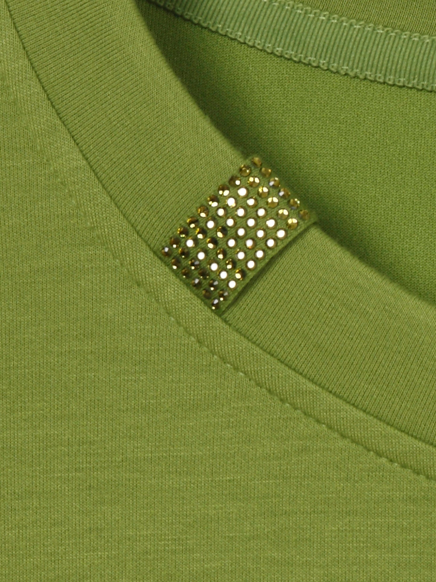 Sweatshirt mit Strass-Detail