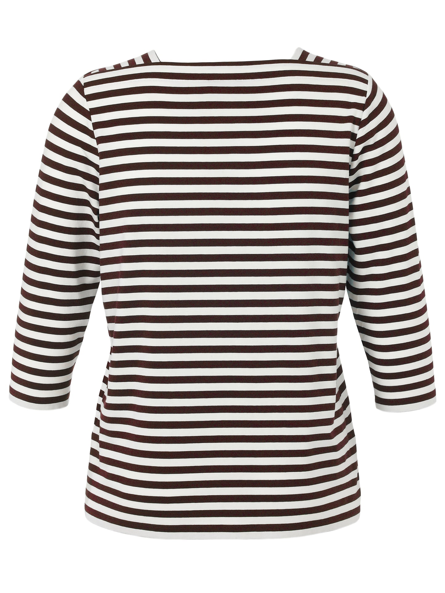 Ringelshirt mit Karree-Ausschnitt