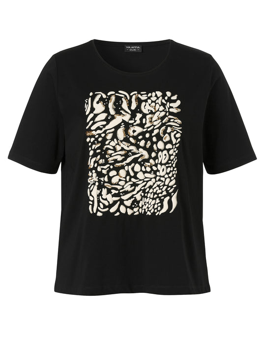 T-Shirt mit Animaldruck