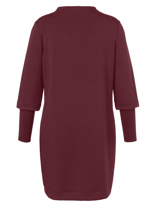Sweatkleid mit Strick