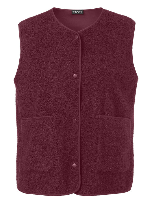 ärmellose „Boucle“-Weste