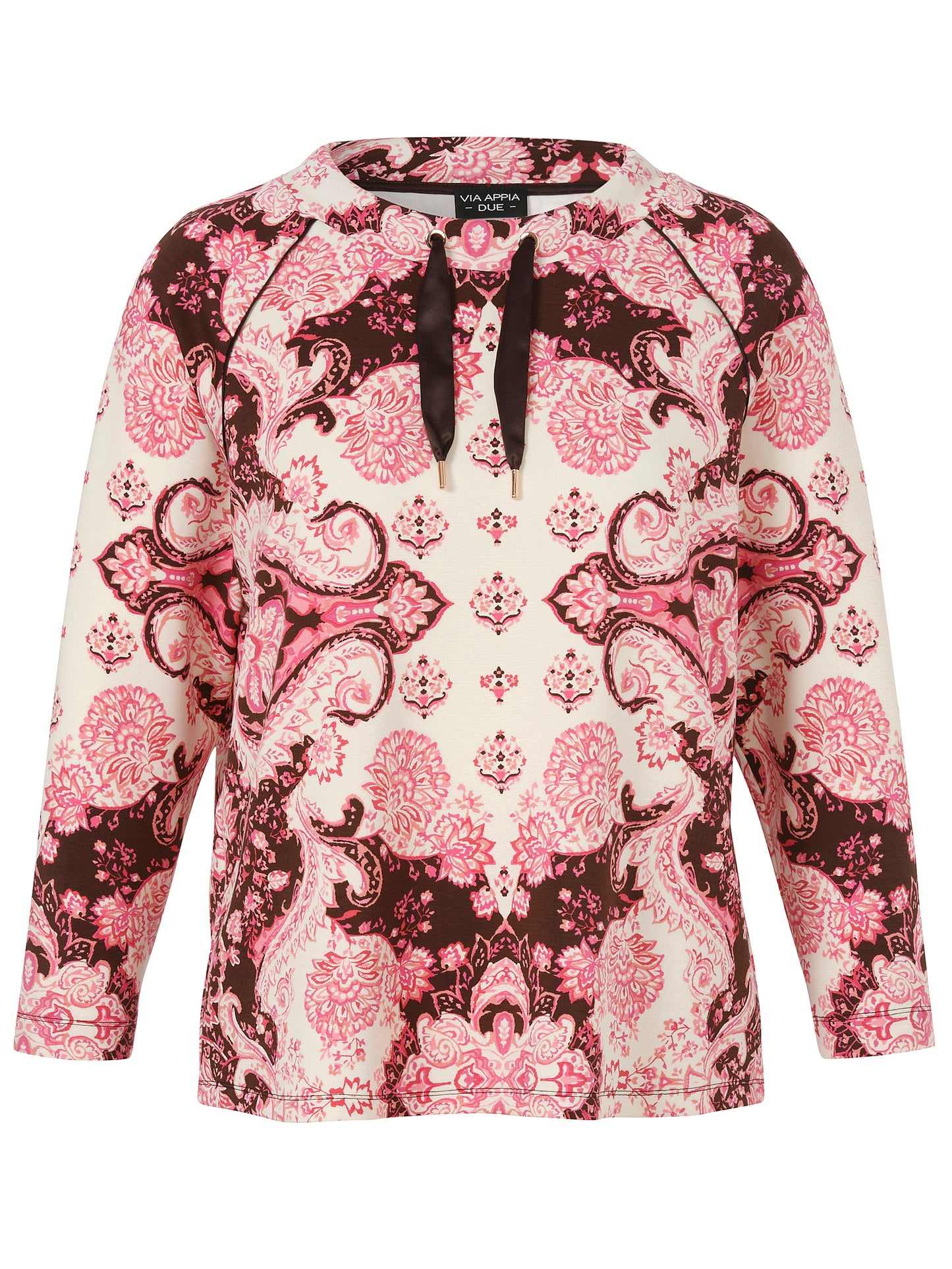 Sweatshirt gemustert