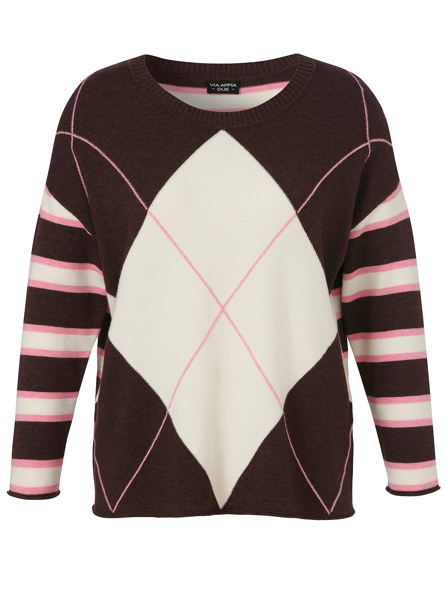 Pullover mit Rautenmuster