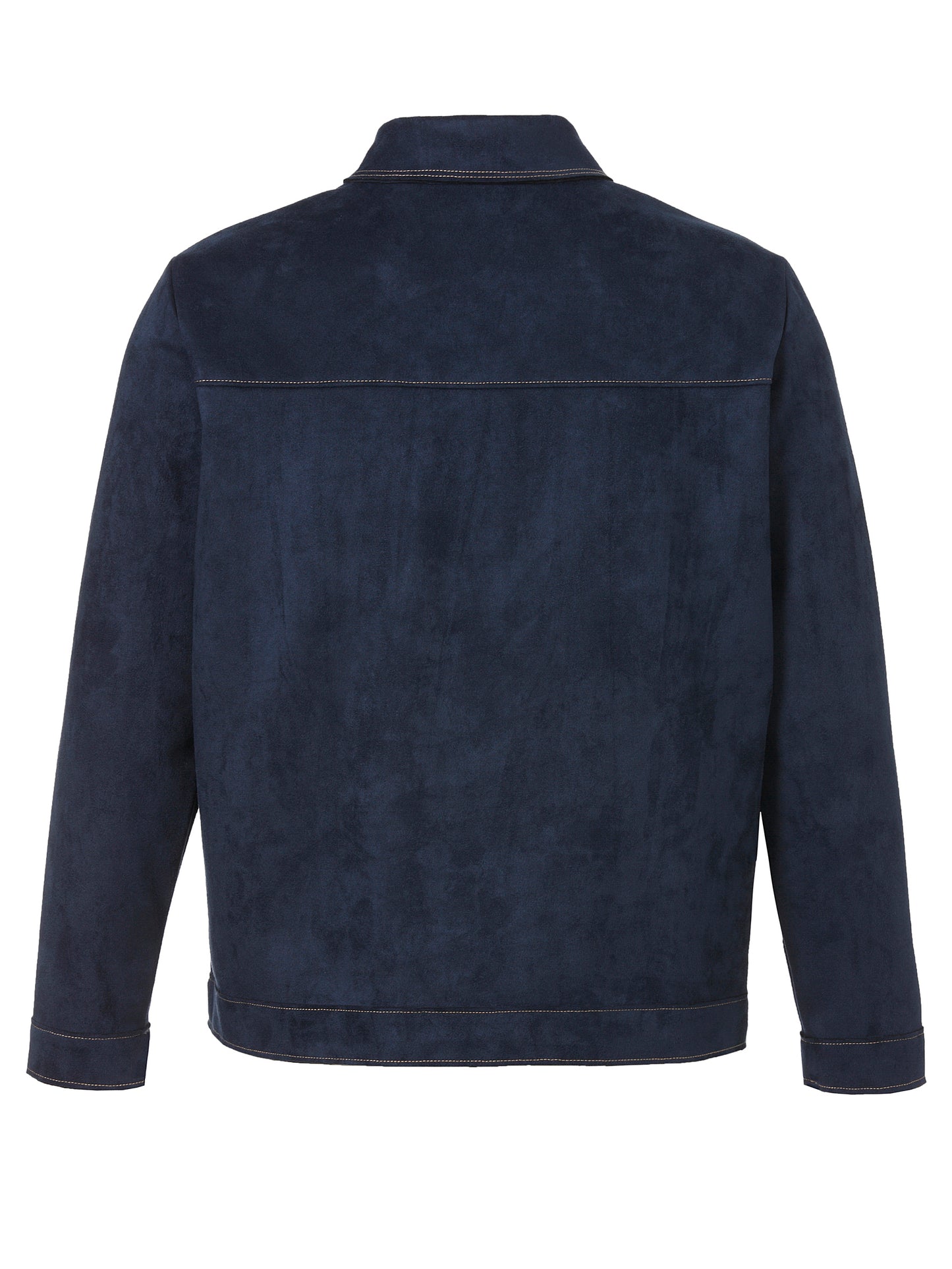 Blazerjacke in Velourleder-Optik