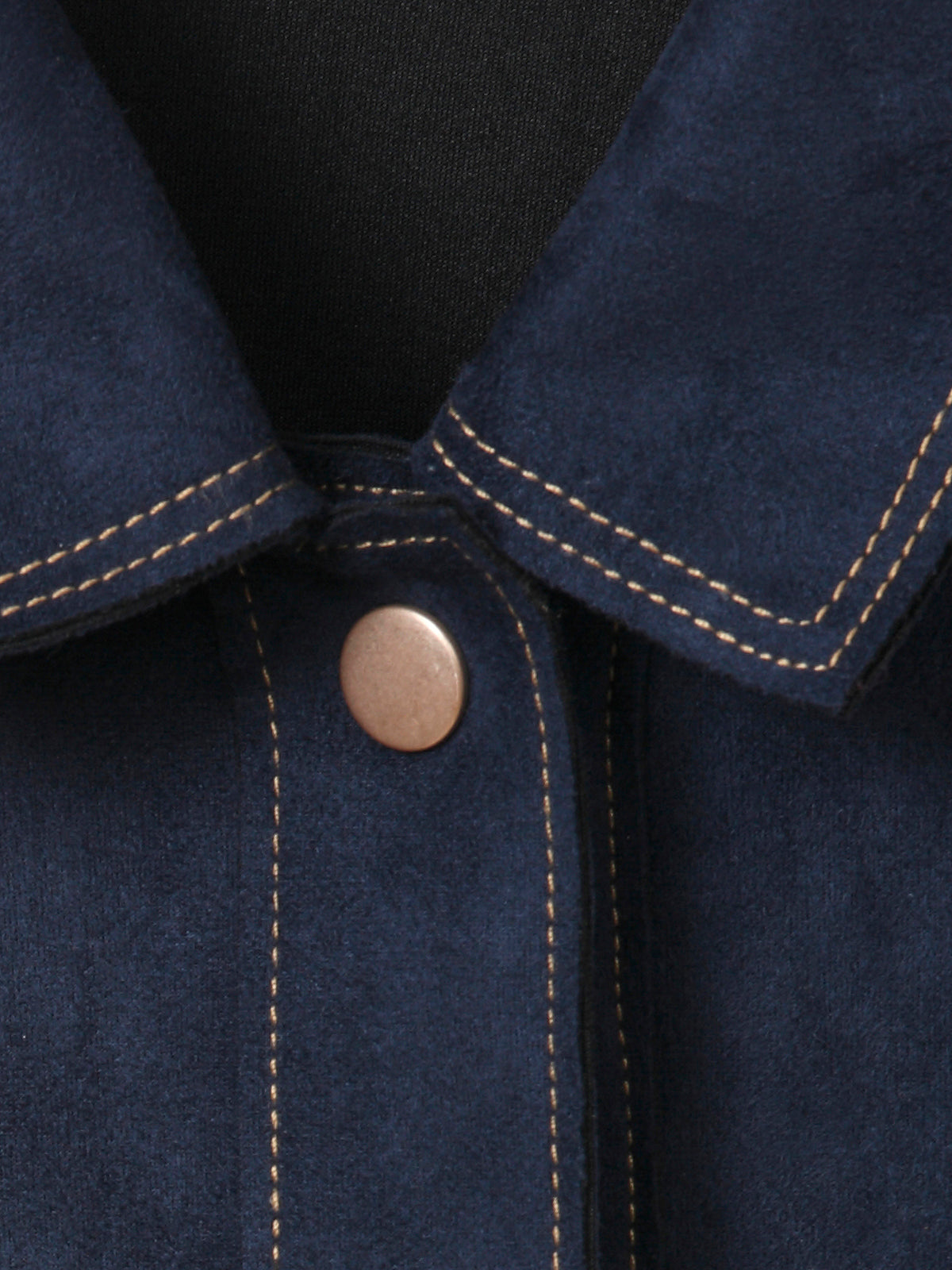 Blazerjacke in Velourleder-Optik