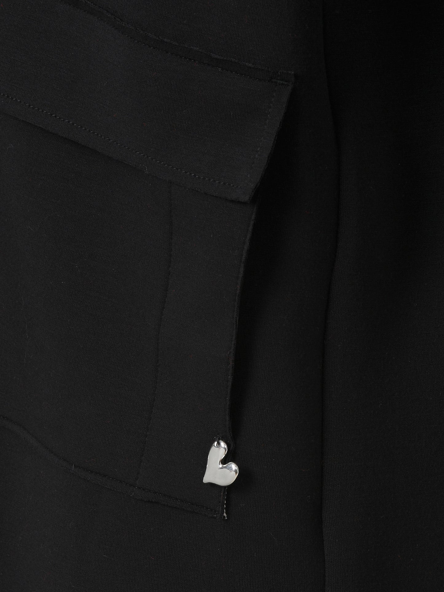 Weicher Sweat-Kurzmantel