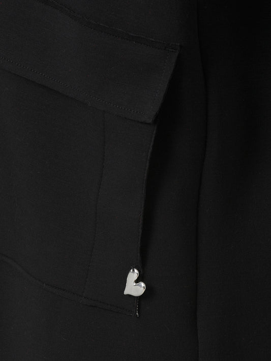 Weicher Sweat-Kurzmantel