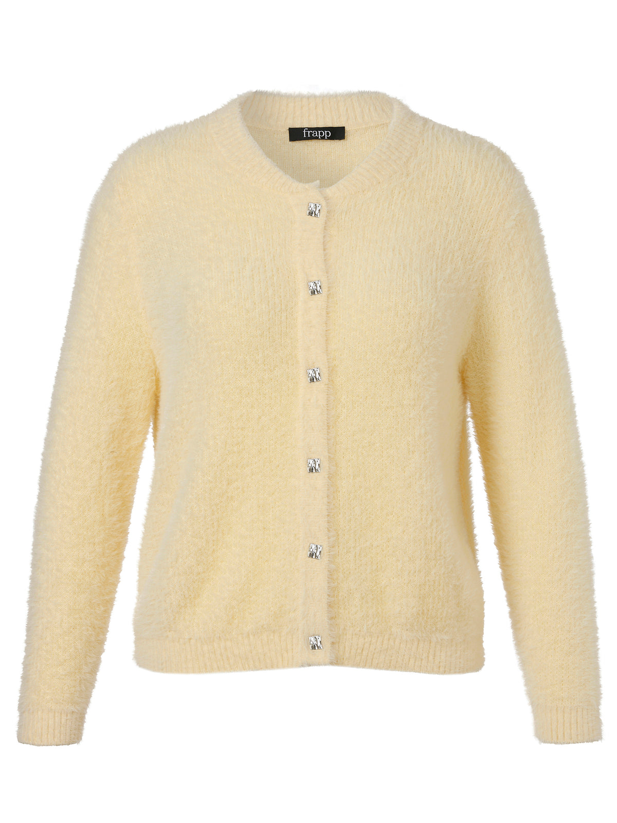 Flauschige Strickjacke