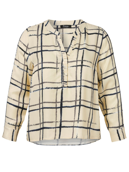 Bluse mit Karomuster
